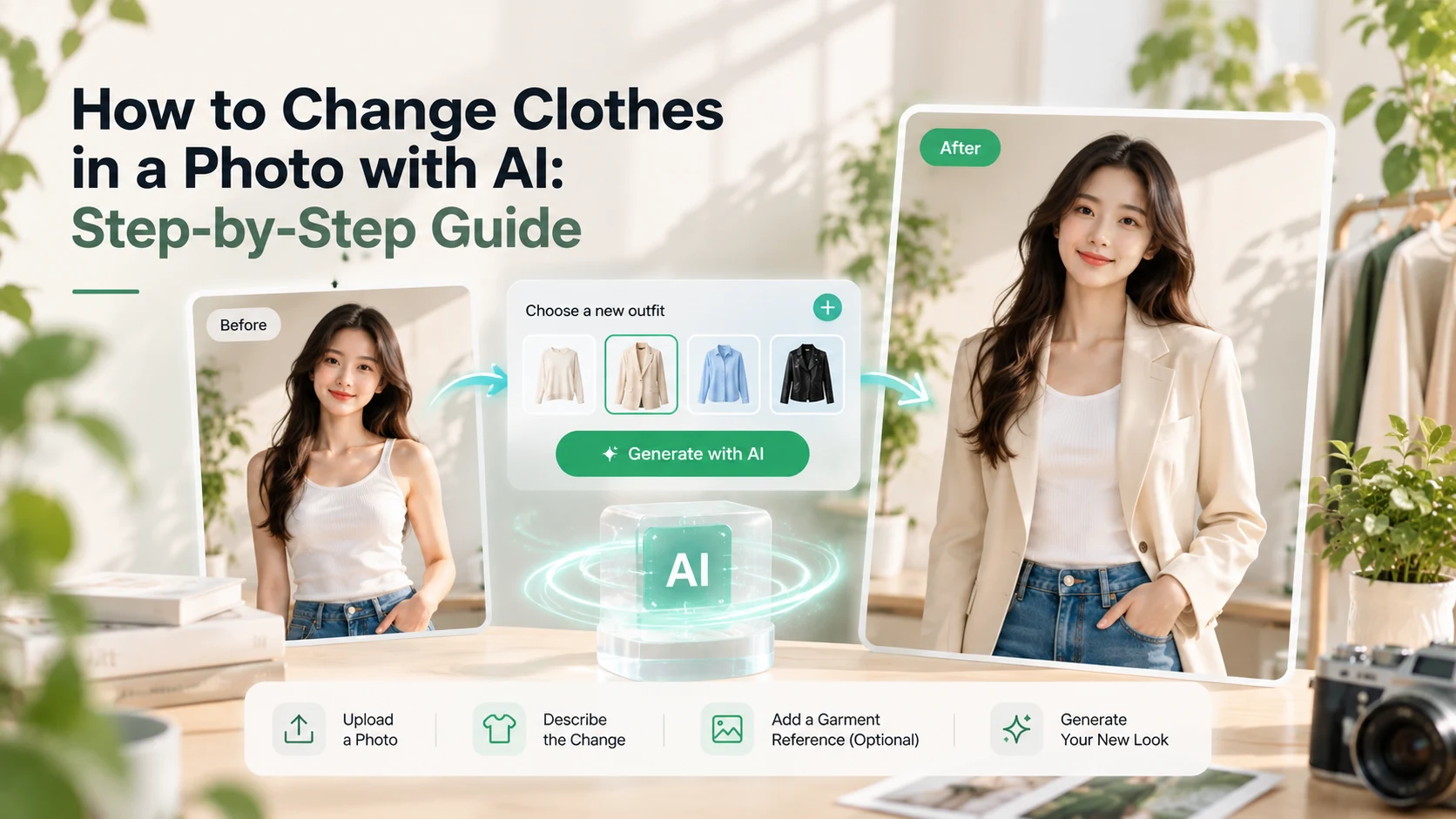How to Change Clothes in a Photo with AI | ZMS AI