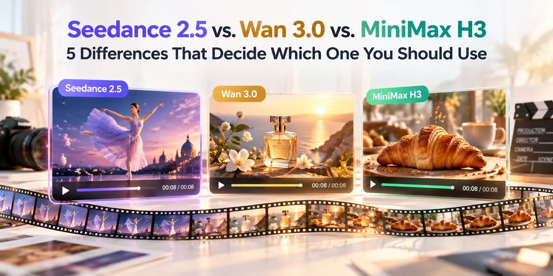 Seedance 2.5 vs Wan 3.0 vs MiniMax H3: 5 Key Differences